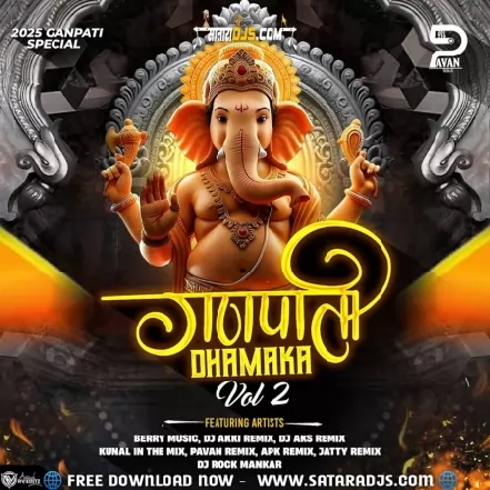 Ganpati Trending Nonstop 2025 (Dance Mix) Dj Aks Remix